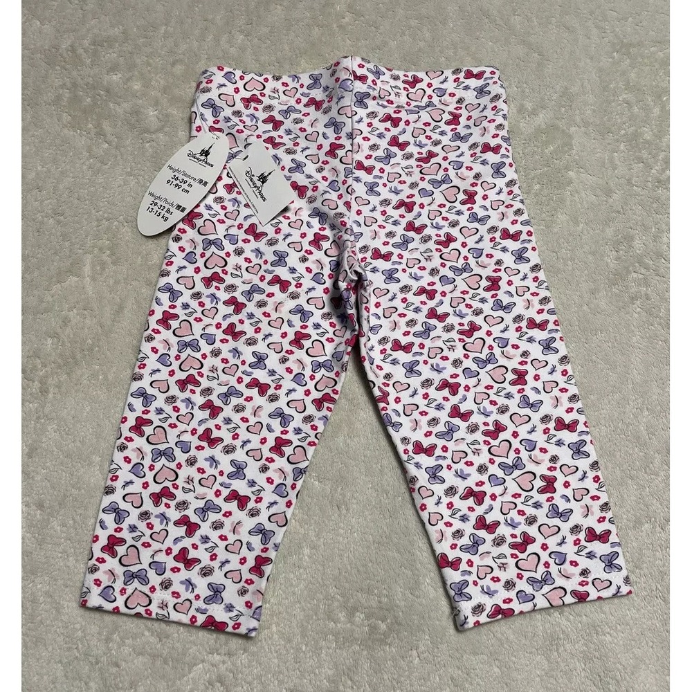 NEW Disney Parks Leggings Girls Size XXS Youth Toddler Stretch Sweatpants